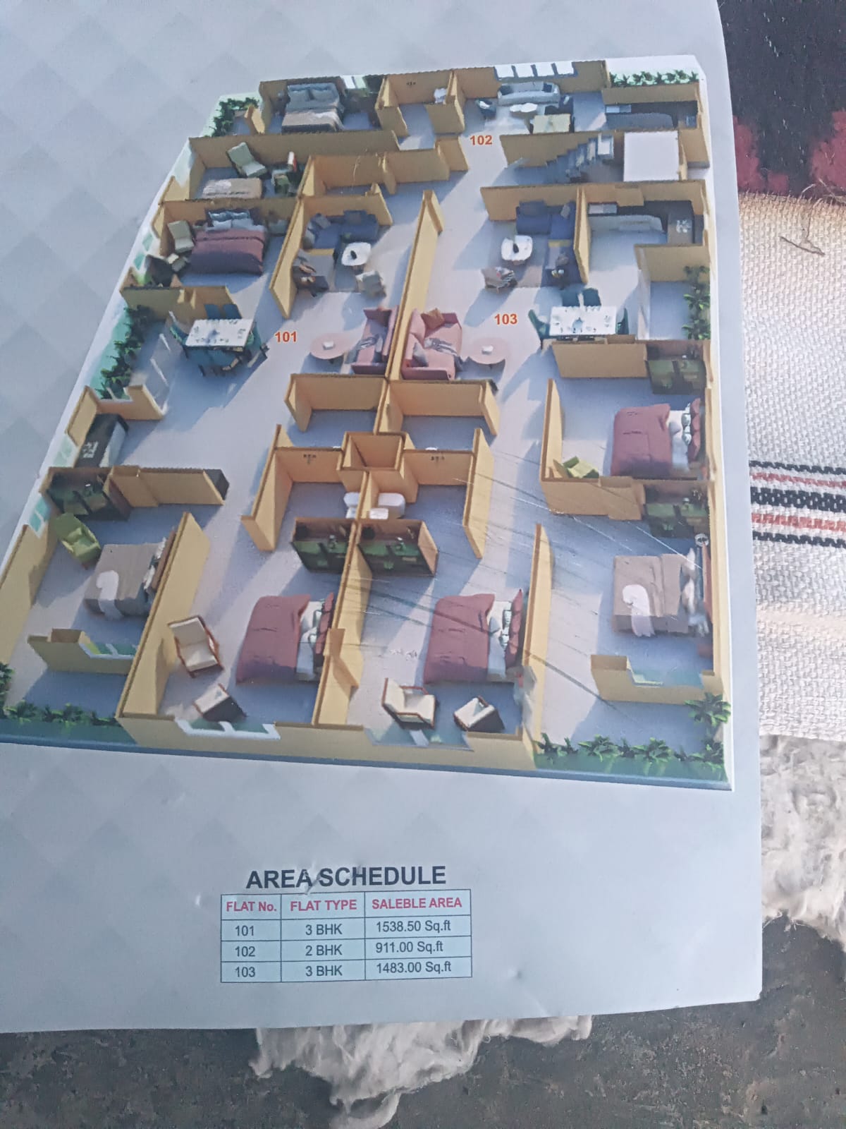 3 BHK flats for sale in Murlipura